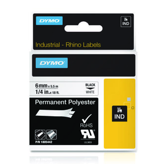 IND label tapes for label printers DYMO® Rhino™, polyester