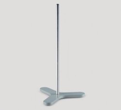 Tripod retort stand bases chromated steel
