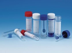 Sample container, 30 ml, Sterilin™, PS, with screw cap, PP