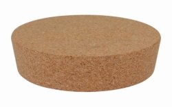 Lid in cork for chrome steel Dewar flasks