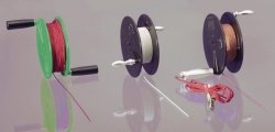 Manually-operated reels and lowering cables