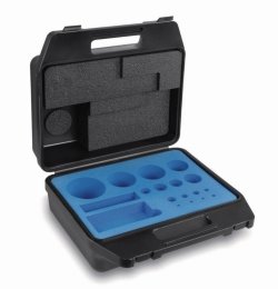 Plastic case for calibration weight sets
