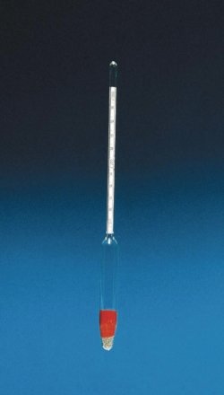 Hydrometers, relative density (S.G.)