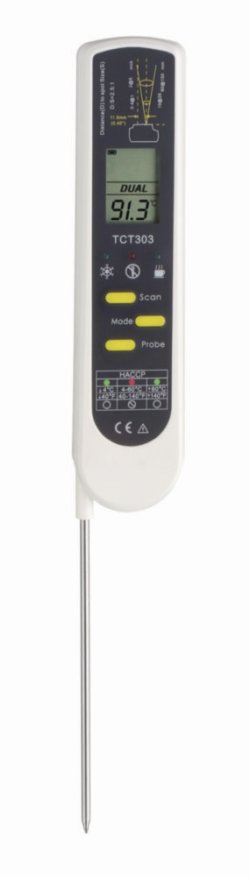 Infrared thermometer, DualTemp Pro, with penetration probe