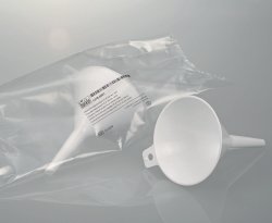 Disposable funnels, PS, white