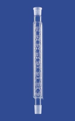 Columns acc. to Vigreux with fixed vacuum jacket, DURAN® tubing.