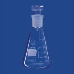 Iodine determination flasks, with and without collar, DURAN®