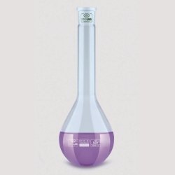 Kjeldahl flasks with ground neck, borosilicate glass 3.3