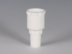 Connectors with ground joint, PTFE for Reactor lids