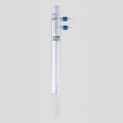Condensers, ground glass joint, Dimroth,  borosilicate glass 3.3, PP-olive