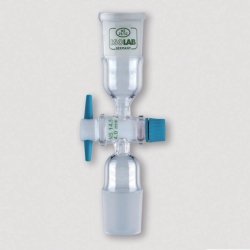 Connectors with stopcock, borosilicate glass 3.3