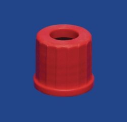 Screw caps for screwthread tubes, PBT