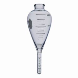 ASTM Centrifuge Tubes, pear-shaped, with conical base, borosilicate glass 3.3