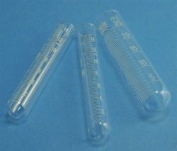 Centrifuge tubes, glass, round bottom, graduated, DURAN®, Borosilicate glass 3.3