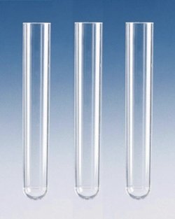 Centrifuge tubes, round bottom, PS