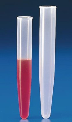Graduated centrifuge tubes, conical, PP or PMP