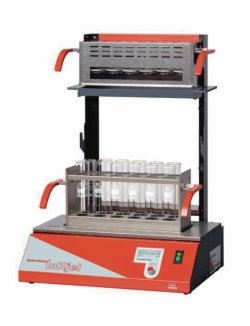 InKjel P infrared digestion system with 10 freely configurable programmes