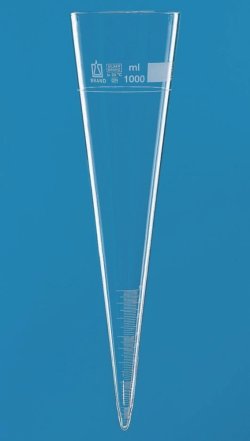 Sedimentation cones, borosilicate glass 3.3