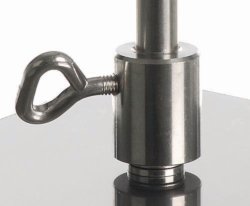 Retort stand base coupling / rod adapter