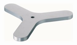 Retort stand base, tripod pattern