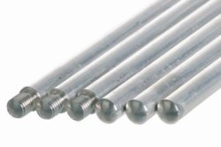 Support rods galvaniser steel