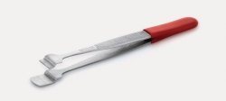 Tweezers for filter paper, stainless steel