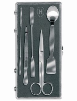 Chemists small instrument set, 5 pieces