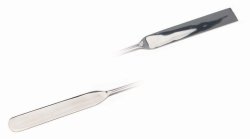 Double-ended spatulas, 18/10 steel