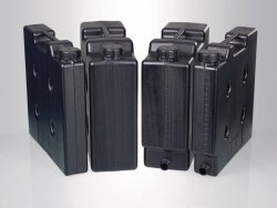 Space-saving jerrycans, HDPE, electrically conductive