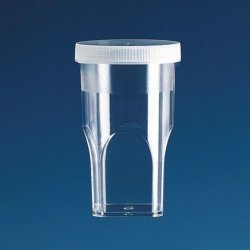 Sample cups, PS, with lid, PE, for COULTER COUNTER®