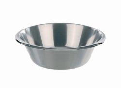 Laboratory-bowls, 18/10 steel