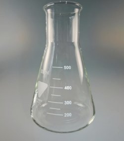 Erlenmeyer flasks, Borosilicate glass 3.3, wide neck