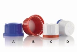 Caps for  narrow-mouth reagent bottles, PP