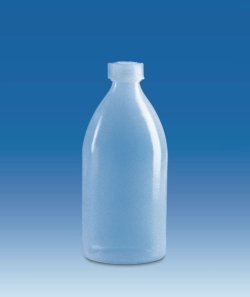 Narrow-mouth bottles, with screw cap, LDPE