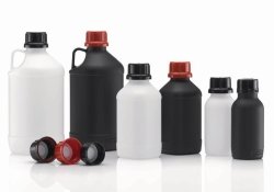 Narrow-mouth reagent bottles, series 308/310, HDPE, UN-approved