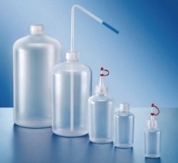 Round square-shouldered bottles, series 302, HDPE