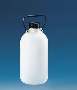 Storage bottles, narrow mouth, HDPE