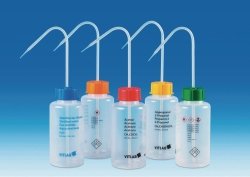 VITsafe™ safety wash bottles, wide-mouth, PP/LDPE