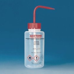 Wide mouth wash bottles, LDPE, without venting valve
