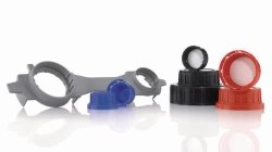 Caps for wide-mouth reagent bottles, PP