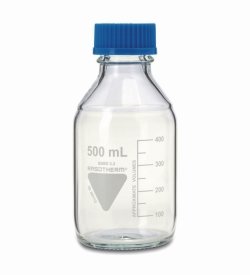 Laboratory bottles, Borosilicate glass 3.3, GL45