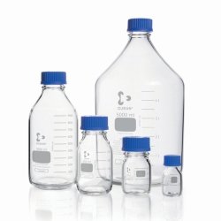 Laboratory bottles, DURAN®, with retrace code, with screw cap