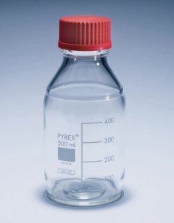 Laboratory bottles, Media-lab, PYREX®, with heat resistant screw cap