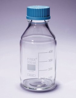 Laboratory bottles, Media-lab, PYREX®, with screw cap