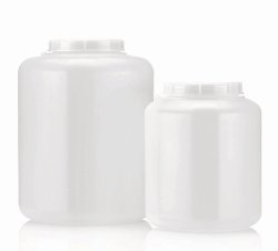 Wide-mouth bottles, with closure, 357 series, HDPE