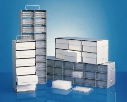 Racks to accept boxes