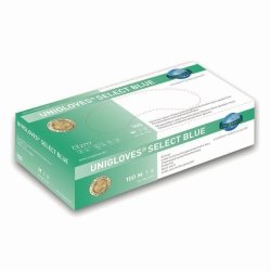 Disposable Gloves Select Blue, Latex