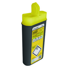 Disposal Container SHARPSAFE®, opening for needle types