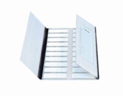 Microscope slide folders