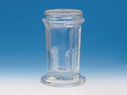 Staining jar, glass, Coplin